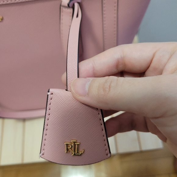 Lauren Ralph Lauren medium pink leather tote - like new - Picture 13 of 13
